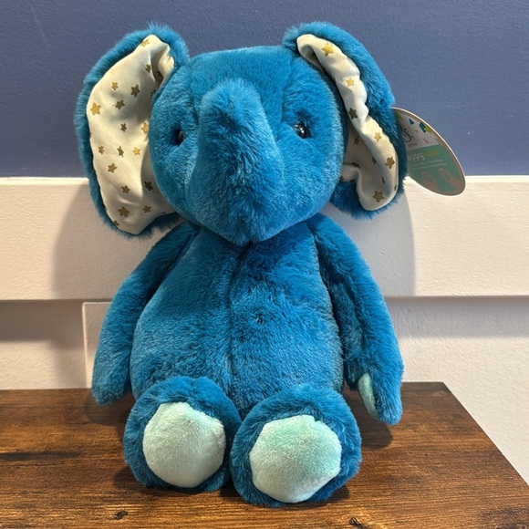 Plush Elephant Ellie-Berry B. Toys Plush Blue - Soft Stuffed Animal NEW with Tag - Picture 4 of 10